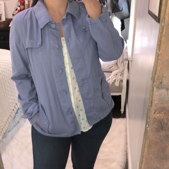 J Jill size medium lavender jacket - Picture 3 of 5